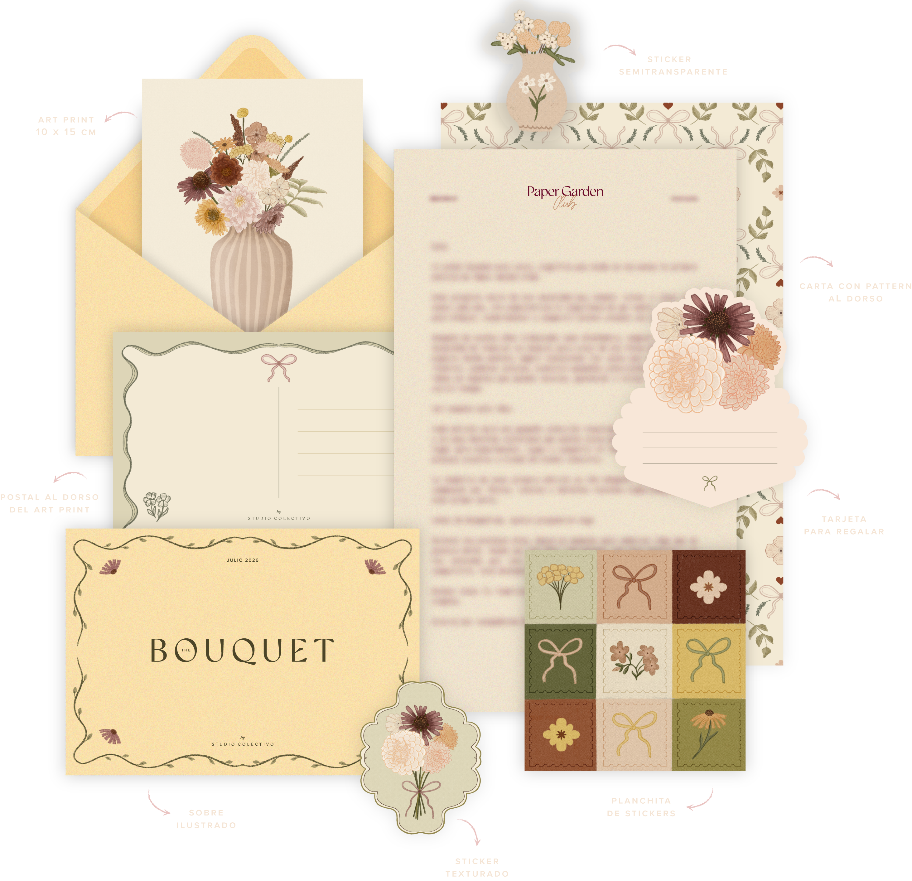 Contenido de la edición Bouquet